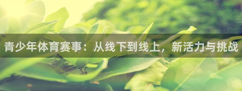 球速体育：青少年体育赛事：从线下到线上，新活力与挑战